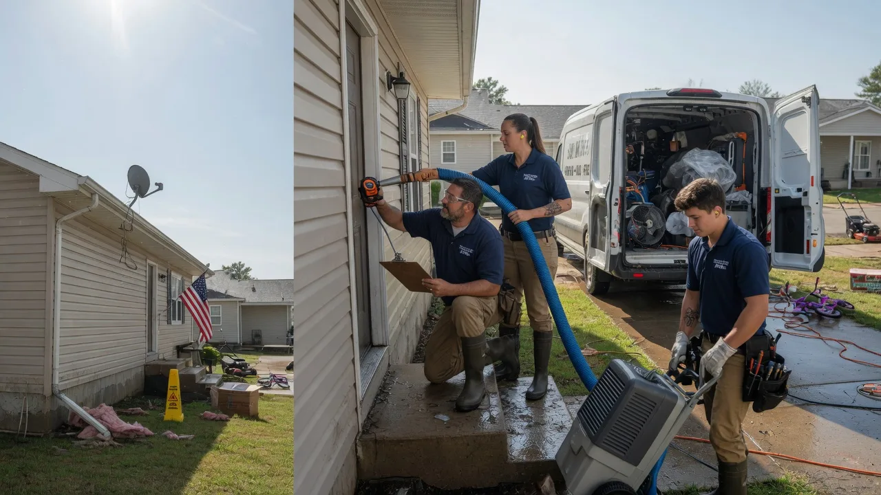 Ceiling Water Damage Restoration in Pleasant Plain, OH near me